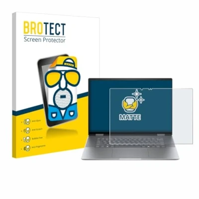 Abbildung von BROTECT Entspiegelungs Schutzfolie für HP Envy x360 2 in 1 16 Matte Displayschutz Folie, Anti Reflex, Fingerprint