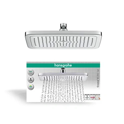 Abbildung von hansgrohe Regenduschkopf &quot;Croma E&quot;, 28cm, 1 Strahlart wassersparend, chrom