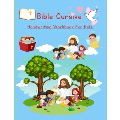 Abbildung von bible cursive handwriting workbook: Copywork practice for kids and teens I verse scripture 100 + pages