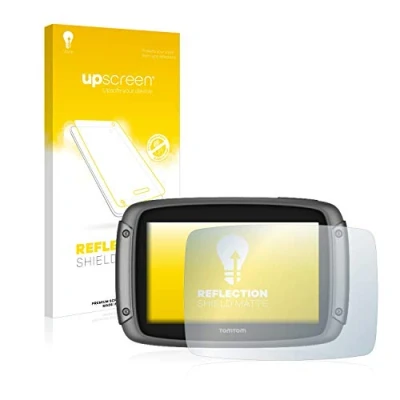 Abbildung von upscreen Entspiegelungs Schutzfolie für TomTom Rider 50 Displayschutz Folie Matt [Anti Reflex, Anti Fingerprint]