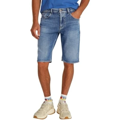 Abbildung von Tommy Jeans Herren Shorts Ronnie mit Stretch, Blau (Denim Medium), 29W