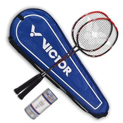 Abbildung von VICTOR Badmintonschläger Set Ultramate 6 rot