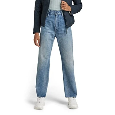 Abbildung von G STAR RAW Damen Type 89 Loose Jeans, Blau (sun faded air force blue D21081 C967 C947), 26W / 30L