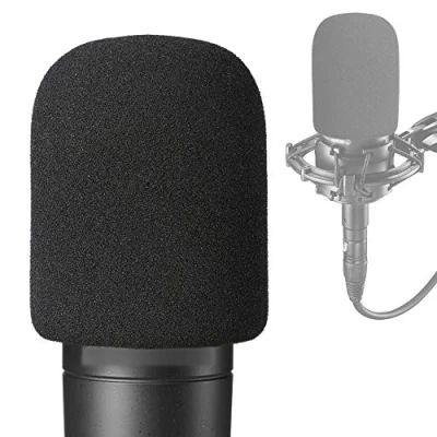 Abbildung von AT2035 Pop Filter Mikrofon Windschutzscheibe Schaum Windschutz für Audio Technica Kondensatormikrofon zum Ausblocken von Sprengstoffen