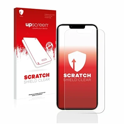 Abbildung von upscreen Schutzfolie für Apple iPhone 13/13 Pro Kristall klar, Kratzschutz, Anti Fingerprint