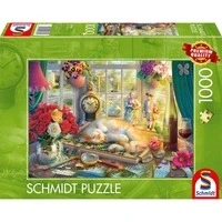 Abbildung von Puzzlezeit mit Katze
