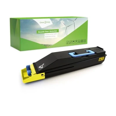 Abbildung von Green2Print Toner gelb 12000 Seiten ersetzt Kyocera TK 865Y, 1T02JZAEU0 passend für TASKalfa 250CI, 300CI