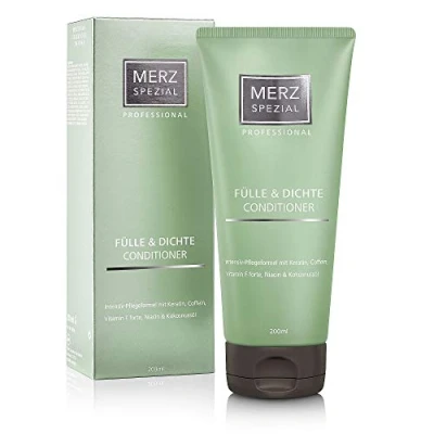 Abbildung von Merz Spezial Professional Haar Conditioner Fülle &amp; Dichte mit Keratin und Koffein für weniger Haarbruch geschmeidiges (1 x 200 ml)