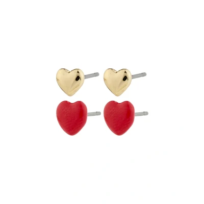 Abbildung von Pilgrim Maeve Earrings 2 IN 1 SET Ohrringe goldcolored, Damen, Größe: One Size, Gold colored