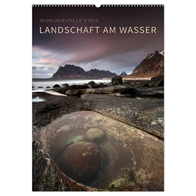 Abbildung von LANDSCHAFT AM WASSER (Wandkalender 2025 DIN A2 hoch), CALVENDO Monatskalender
