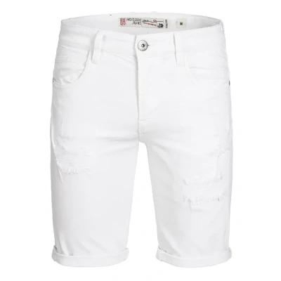 Abbildung von Indicode Jeans CUBA Caden Shorts offwhite, Herren, Größe: Small, Off white