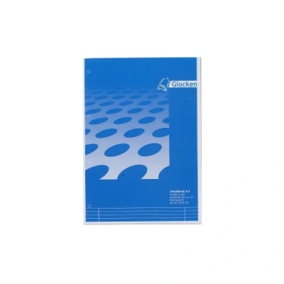 Abbildung von 10 x Glocken Schreibblock A4 70g/qm 80 Blatt 4 fach gelocht liniert