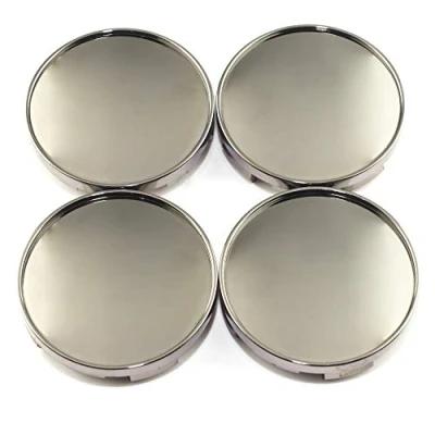 Abbildung von RhinoTuning 4 Stück Radnabenkappen für Nabendeckel OD 60 mm ID 58 mm, Bronze Radnabenabdeckung Geeignet Quattroporte GranTurismo GranSport Ghibli Levante Serie A 16&quot; Rad, 4B601170 Felgendeckel