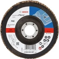 Abbildung von Fächerschleifscheibe X431 Standard for Metal, Ø 125mm, K60