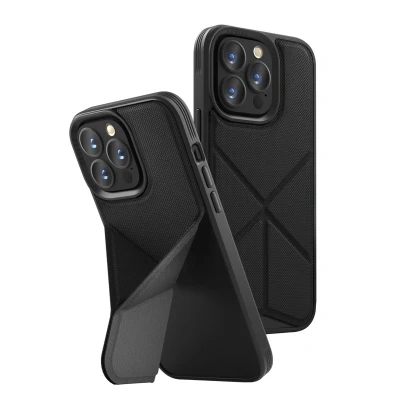 Abbildung von Apple iPhone 13 Pro Hülle MagSafe TPU Uniq Backcover Handyhülle Dunkelgrau
