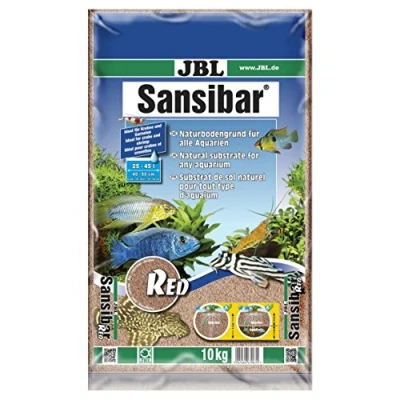 Abbildung von JBL Bodengrund Rot für Süß und Meerwasser Aquarien, Sansibar Red 10 kg, 67067
