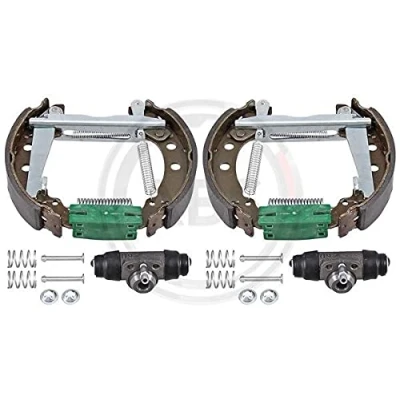 Abbildung von A.B.S. SMARTKIT 111400 Bremsensatz, Trommelbremse mit Radbremszylinder, Zubehör VOLKSWAGEN: Polo III Schrägheck, Scirocco II, GOLF 2
