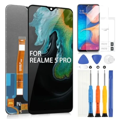 Abbildung von ARSSLY Bildschirm für Oppo Realme 5 PRO RMX1971 LCD Display Touchscreen Montage Ersatz Glas Digitizer mit Reparatur Kit 6,3 Zoll