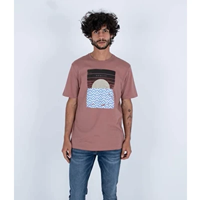 Abbildung von Hurley Herren Evd Patience S/S Tshirt, Phantom Rose, L