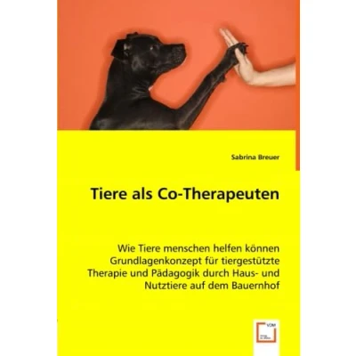 Abbildung von Tiere als Co Therapeuten: Wie menschen helfen könnenGrundlagenkonzept für tiergestützte Therapie und Pädagogik durch Haus Nutztiere auf dem Bauernhof