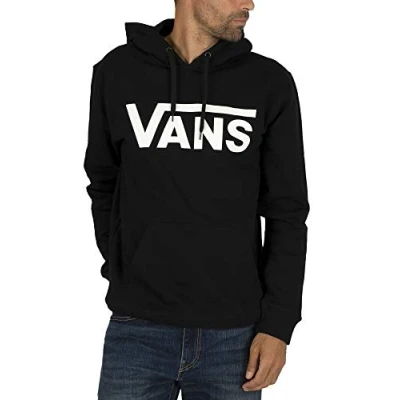 Abbildung von Vans Classic Kapuzenpullover, Herren, Größe: Small, Black/white