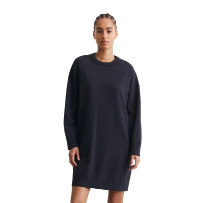 Abbildung von Marc O&#039;Polo Denim LONG Sleeve CREW NECK Dress Strickkleid, Damen, Größe: Medium, Blue depths