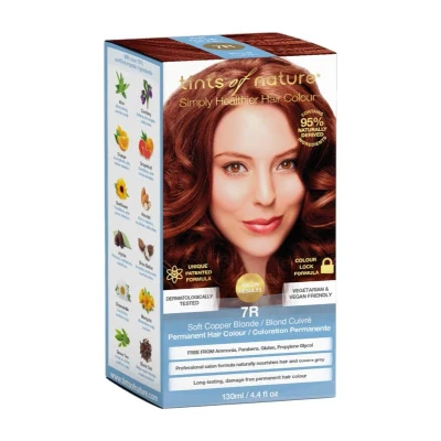 Abbildung von Tints of Nature Permanent Hair Colour 7R Soft Copper Blonde