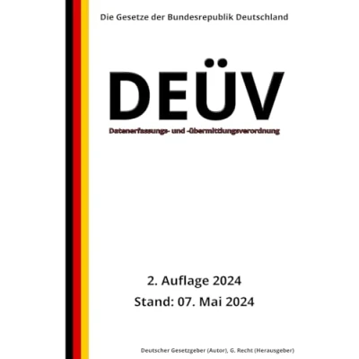 Abbildung von Datenerfassungs und übermittlungsverordnung DEÜV, 2. Auflage 2024: Die Gesetze der Bundesrepublik Deutschland