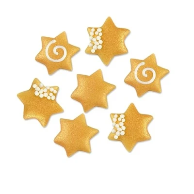 Abbildung von Günthart 160 kleine Sterne aus Marzipan, 1er Pack (1 x 108 g)