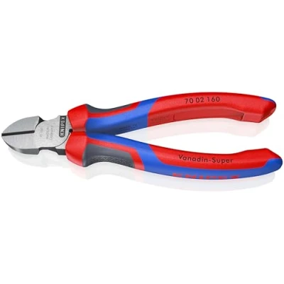 Abbildung von KNIPEX Seitenschneider mit Comfort Griffen schwarz atramentiert 160 mm 70 02