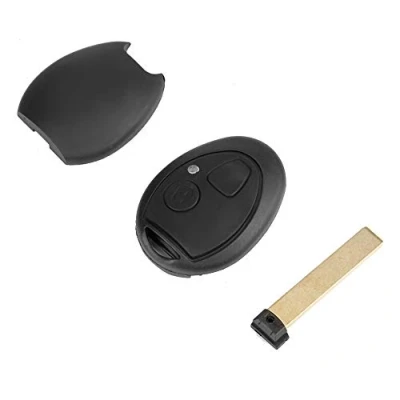 Abbildung von Akozon Schlüsselanhänger Fall Shell 2 Tasten Auto Remote Key Fob + Blank Blade Passend für Rover 75 MG ZT
