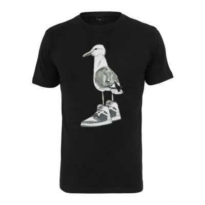 Abbildung von Mister TEE Seagull Sneakers Tshirt print, Herren, Größe: Large, Black