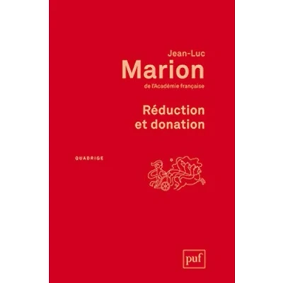 Abbildung von Réduction et donation: Recherches sur Husserl, Heidegger la phénoménologie