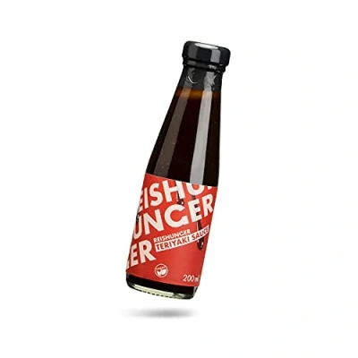 Abbildung von REISHUNGER Teriyaki Sauce, 6 x 200 ml Vegane Sauce mit würzig süßer Umami Note nach Original Japanischer Rezeptur Ideal für Wok Gerichte, Fleisch, Gemüse &amp; Reispfannen