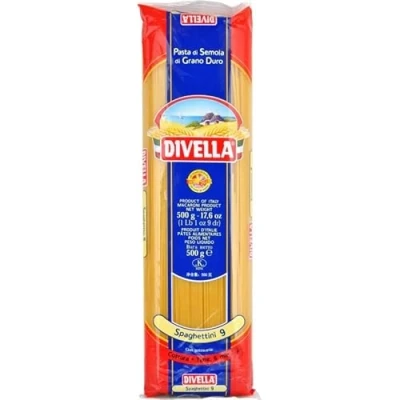 Abbildung von 36x Divella Spaghettini N. 9 Hartweizengrieß Pasta Italienische Nudeln 500g Packung + Italian Gourmet Polpa di Pomodoro 400g Dose