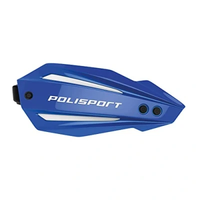 Abbildung von Polisport 8308600004 Handprotektoren Bullit FWA 2 Befestigungspunkte mit Kunststoffsteg MX Style aus Kunststoff inklusive Befestigungskit kompatibel Allen MX/Enduro Modellen in Farbe blau