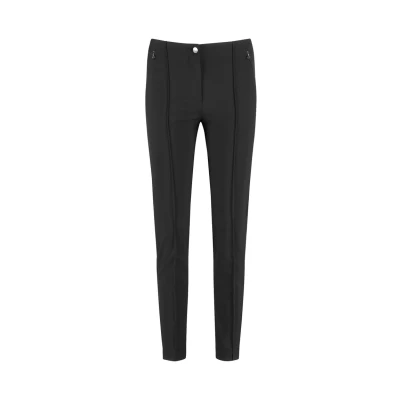 Abbildung von Gerry Weber VERKÜRZT Stretch Stoffhose, Damen, Größe: 34, Schwarz