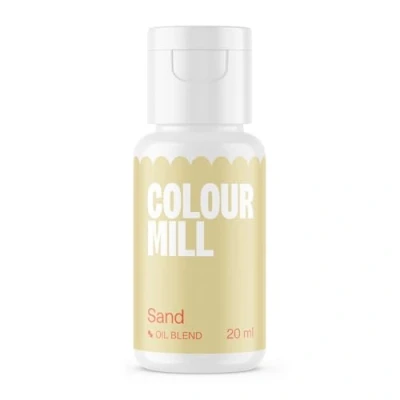 Abbildung von Colour Mill Oil Blend Sand Lebensmittelfarbe auf Ölbasis Lebensmittelfarben für Schokolade, Fondant, Cupcakes, Kuchen, Backen, Macaron Food Coloring Tortendeko 20ml