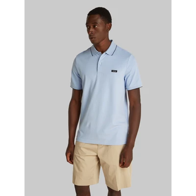 Abbildung von Calvin Klein Tipping Poloshirt, Herren, Größe: Small, Zen blue