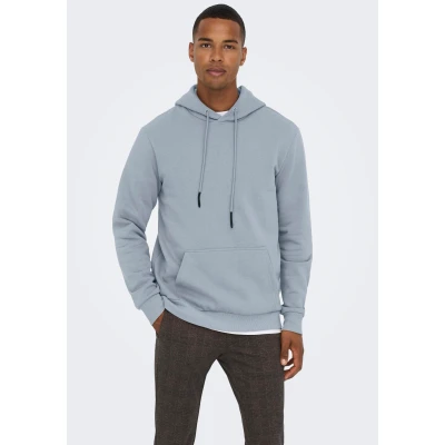 Abbildung von Only &amp; Sons Onsceres LIFE Kapuzenpullover, Herren, Größe: Large, Eventide