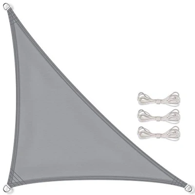 Abbildung von CelinaSun Sonnensegel Sonnenschutz Tarp PES wasserabweisend Dreieck 2,5x2,5x3,5m hellgrau, (1 tlg)