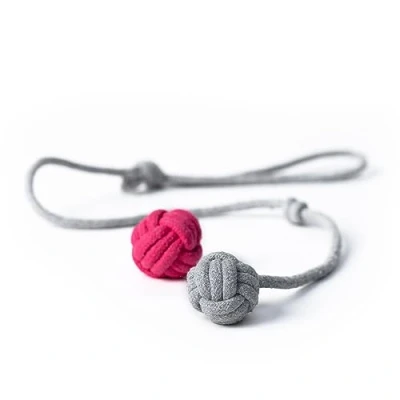 Abbildung von LucyBalu Tier Intelligenzspielzeug KNOT BALLS Wurfspielzeug für Katzen, Katzenbälle, Katzenspielzeug