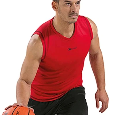 Abbildung von Asioka 184/17 T Shirt Basketball ohne Ärmel, Unisex Erwachsene S Royal