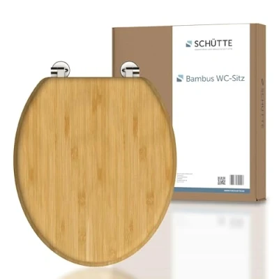 Abbildung von Schütte WC Sitz &quot;NATURAL BAMBOO&quot;, aus Bambus Vollholz