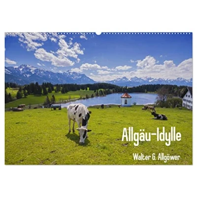 Abbildung von Allgäu Idylle (Wandkalender 2025 DIN A2 quer), CALVENDO Monatskalender