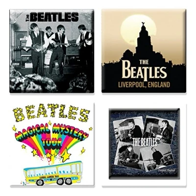 Abbildung von Set Di Magneti Beatles Classic Icons Kühlschrankmagnet Set, 9 teilig