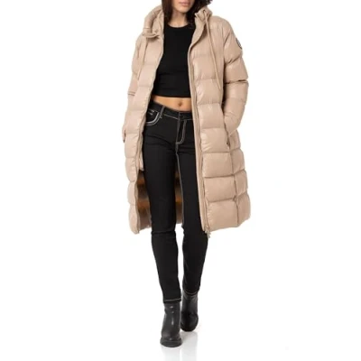 Abbildung von Cipo &amp; Baxx Stepp Wintermantel, Damen, Größe: Large, Beige