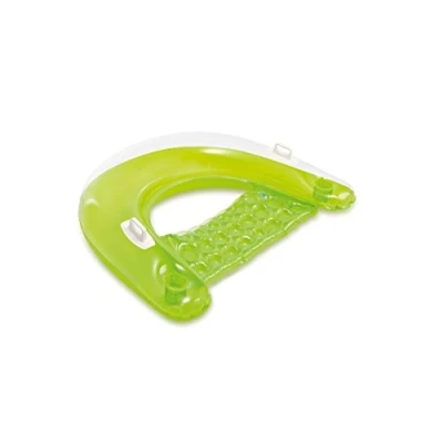 Abbildung von Intex Erwachsene SIT &#039;N Float Float, transparent/Green/orange, 152 x 99 cm, 58859EU