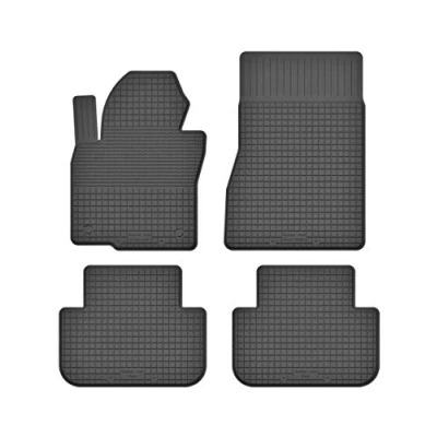 Abbildung von Gummimatten Fußmatten 1.5 cm Rand kompatibel mit BMW X6 E71 E72 (Bj.2009 2014) ideal angepasst 4 Teile EIN Set