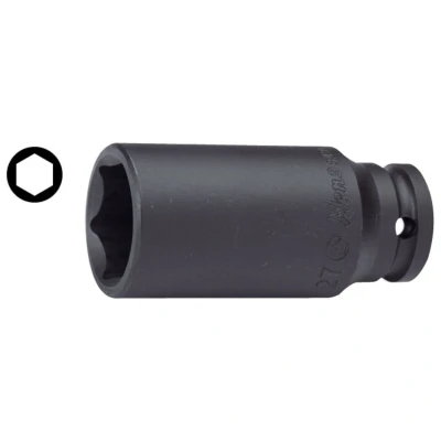 Abbildung von Schlag Stecknuss HANS 1/2 zoll 18 mm 6 kant lang